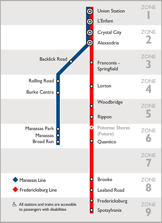 Image of Virginia Railway Express Lines